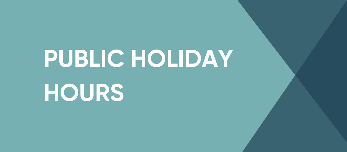 EASTER HOLIDAY HOURS 2026 cover