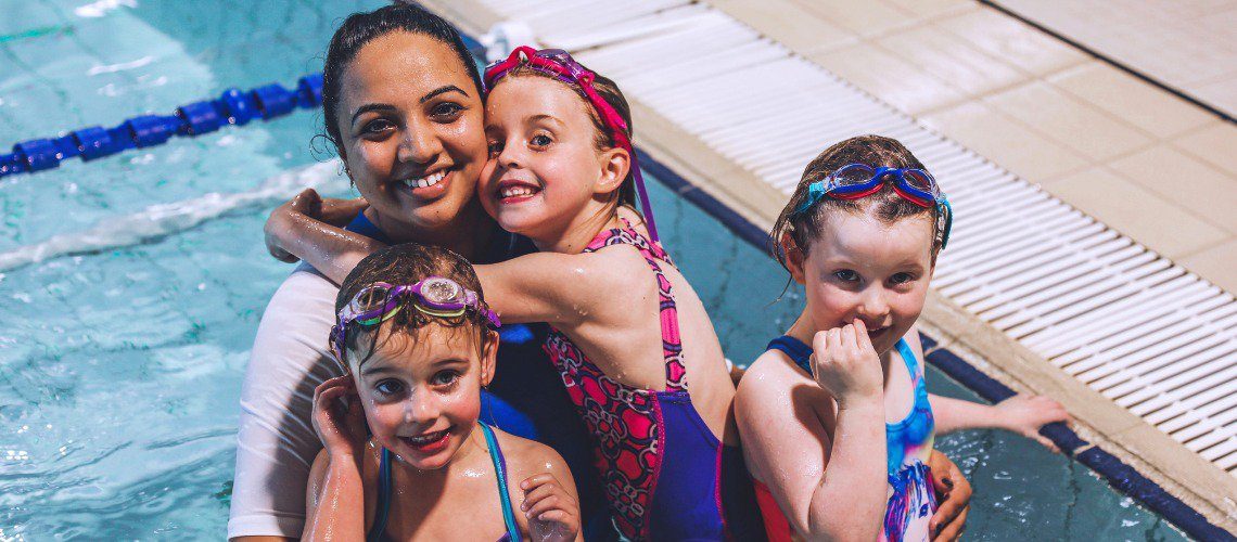 THE SOCIAL SIDE OF BLUEFIT SWIMMING cover